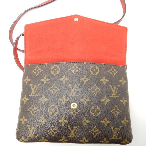 Louis Vuitton Monogram Twice Cerise Diagonal Shoulder Bag - Picture 5 of 8